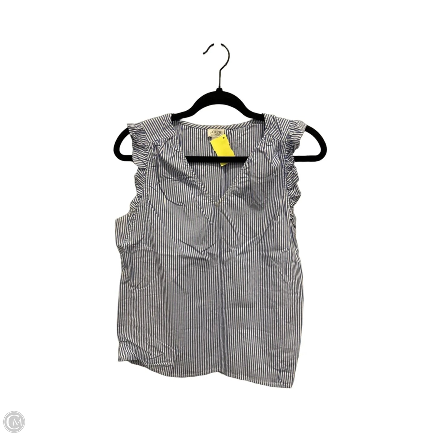 Top Sleeveless By J. Crew In Striped Pattern, Size: S