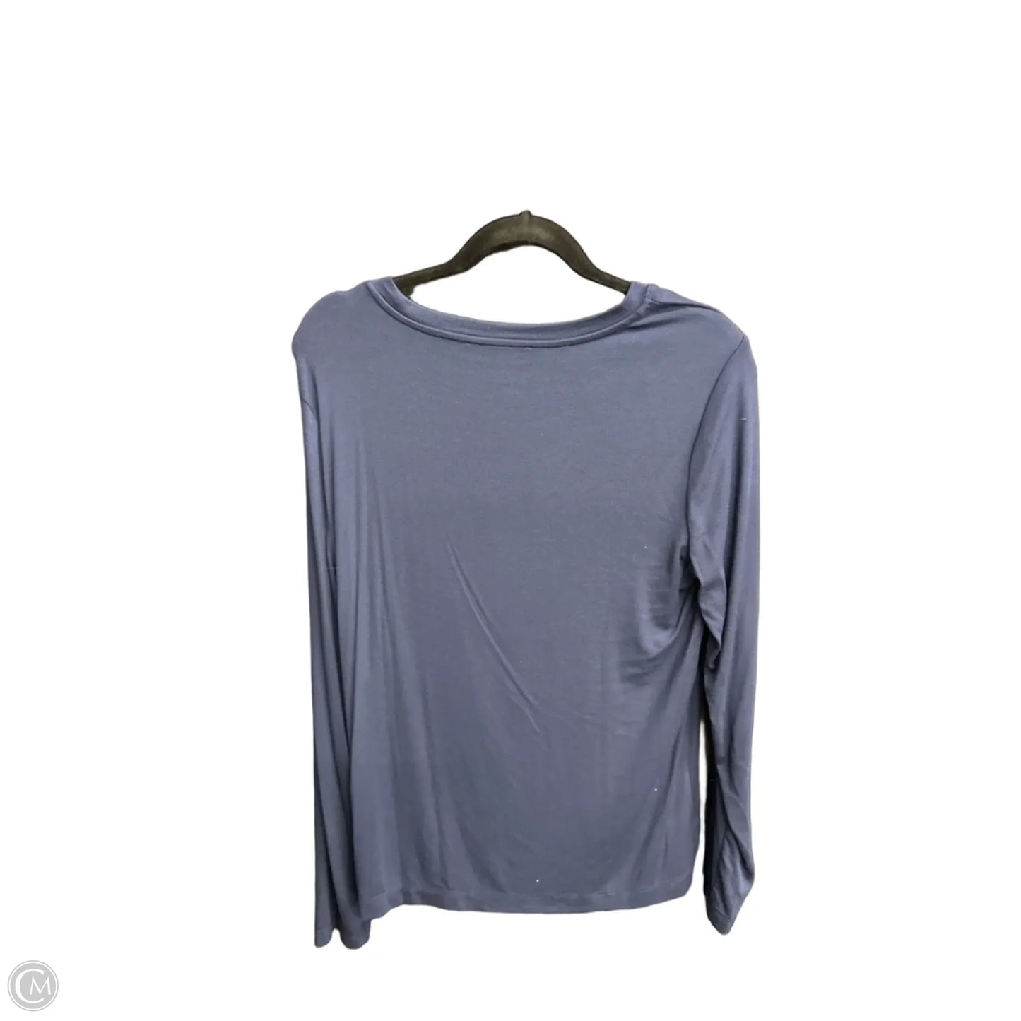 Top Long Sleeve Basic By Loft In Navy, Size: Xl