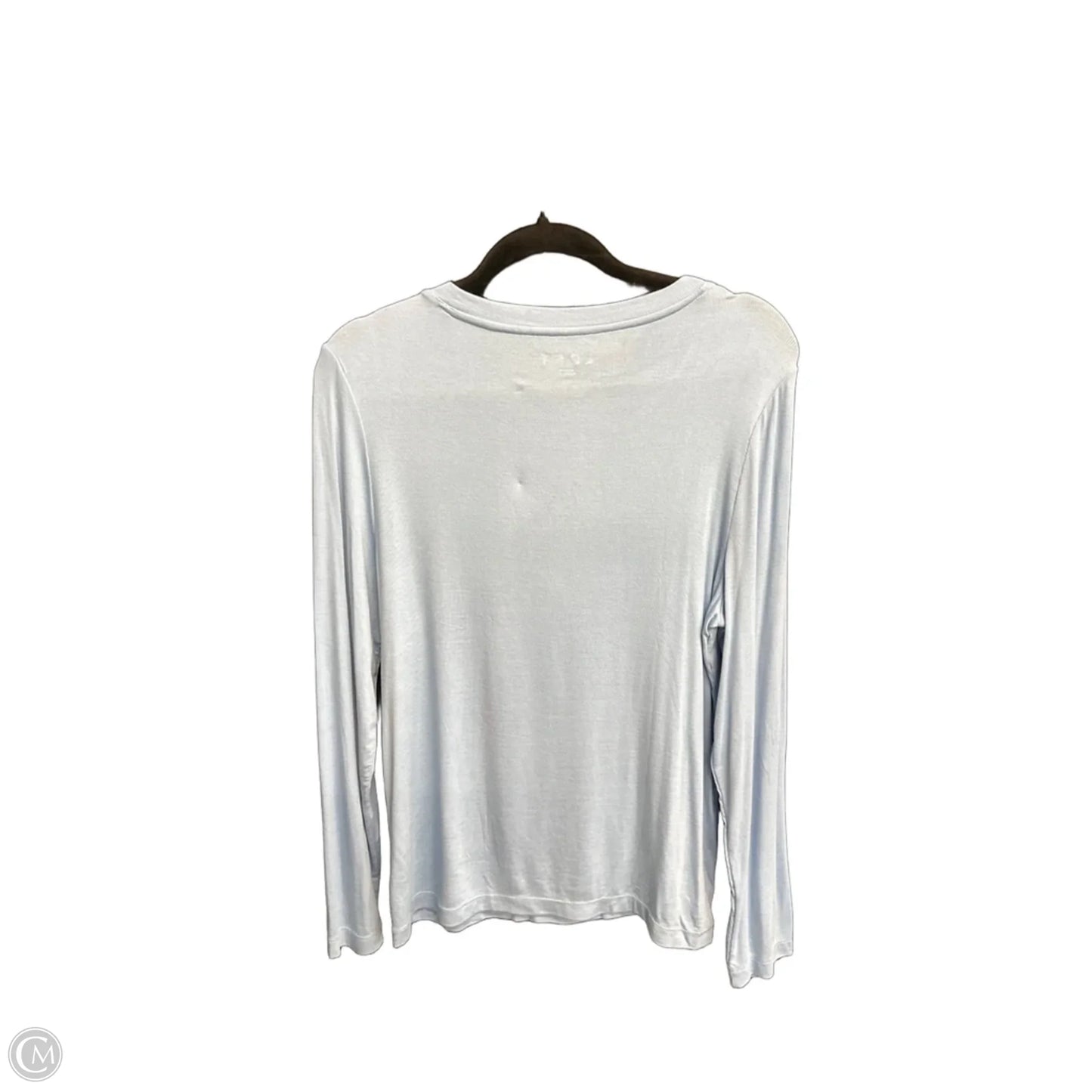 Top Long Sleeve Basic By Loft In Blue, Size: Xl