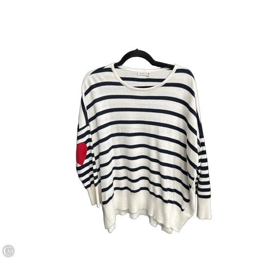 Sweater By Mer Sea In Striped Pattern, Size: Osfm