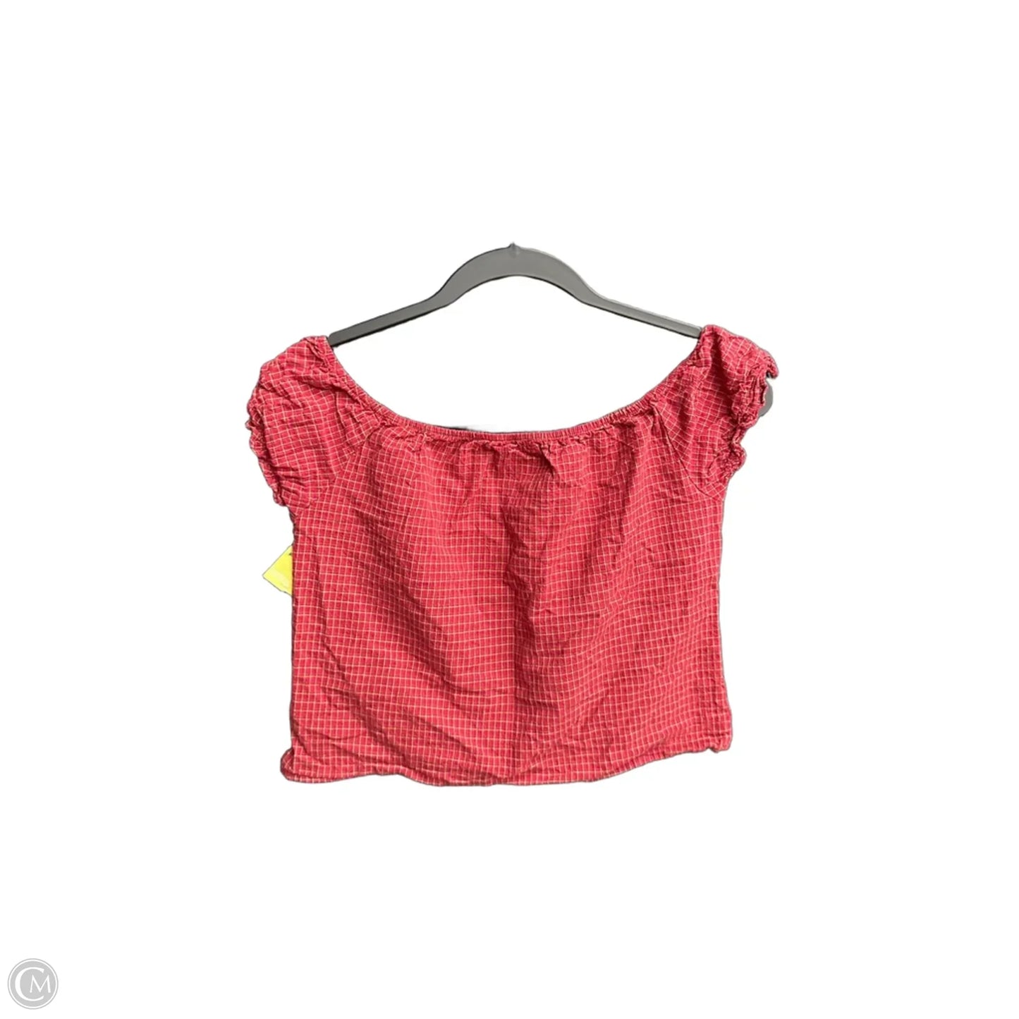Top Sleeveless By John Galt In Checkered Pattern, Size: S