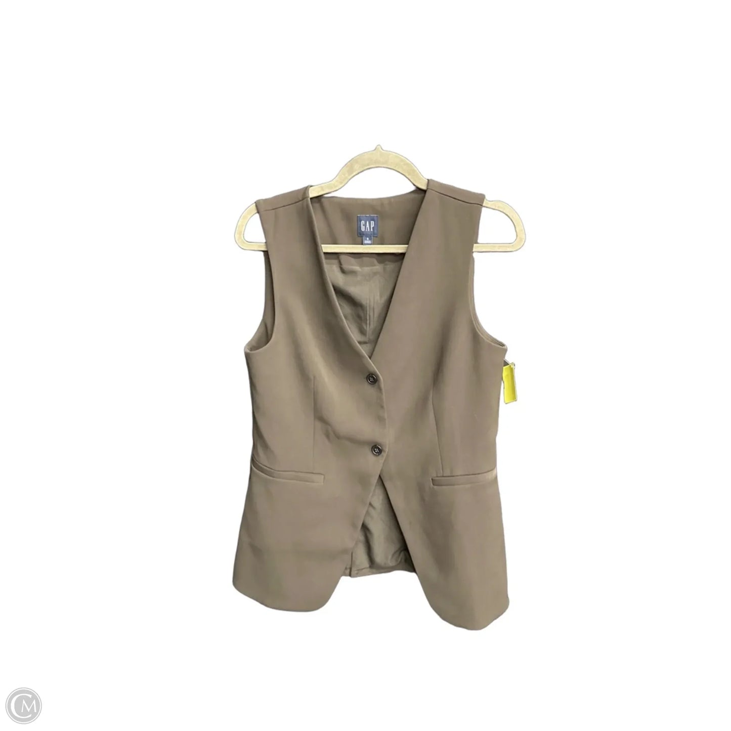 Top Sleeveless By Gap In Brown, Size: S