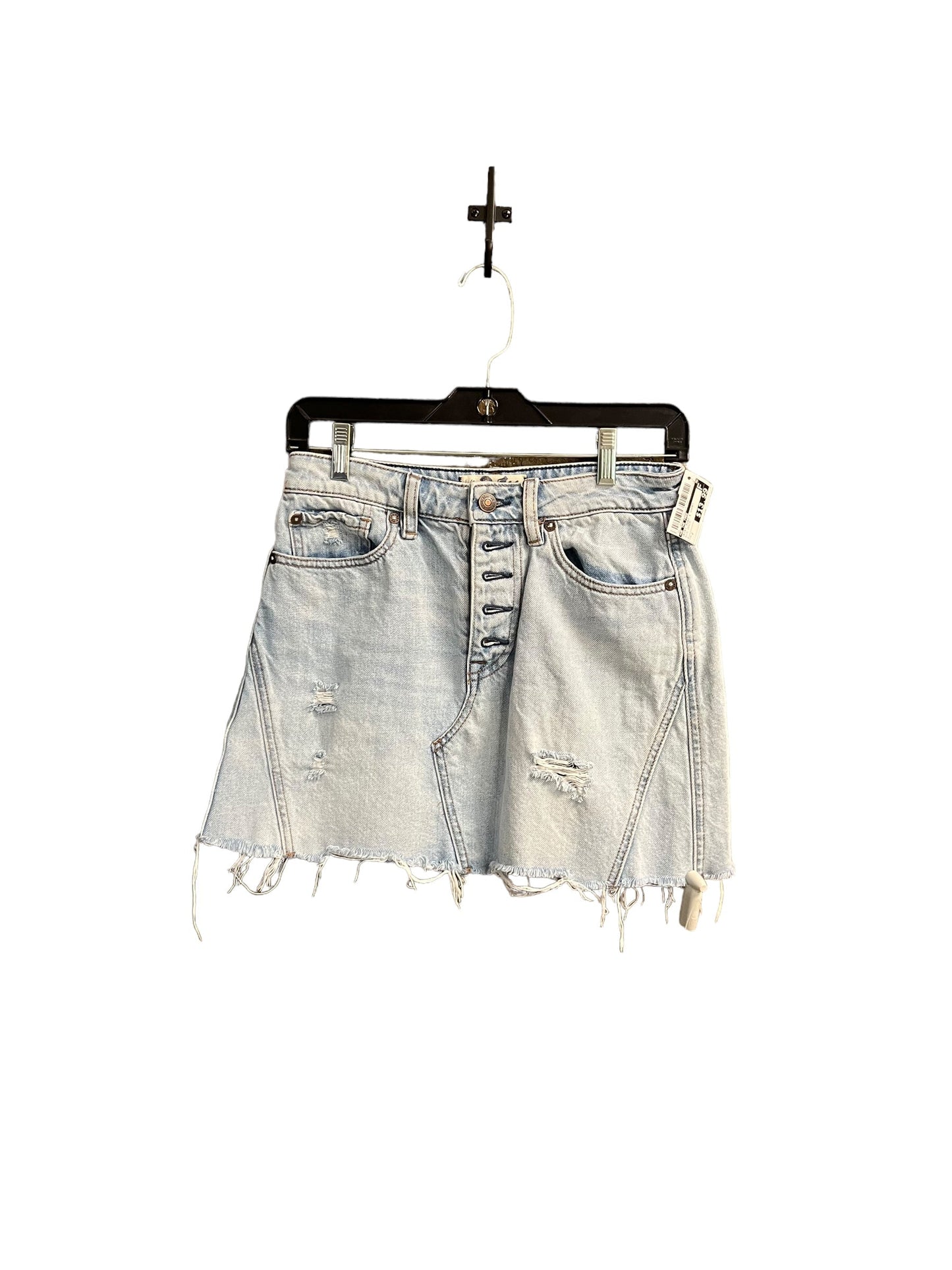 Skirt Mini & Short By We The Free In Blue Denim, Size: 2