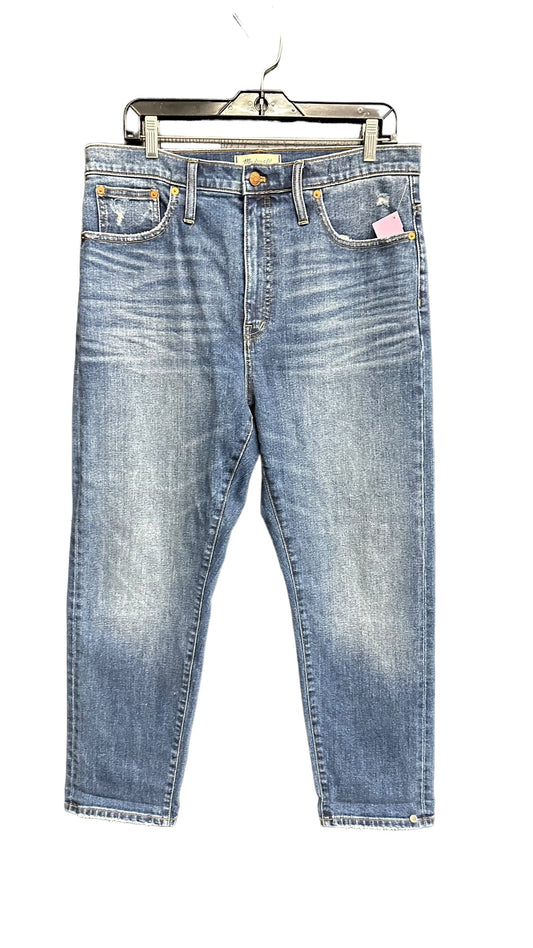 Blue Denim Jeans Boyfriend Madewell, Size 10