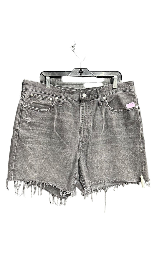 Black Denim Shorts Madewell, Size 16