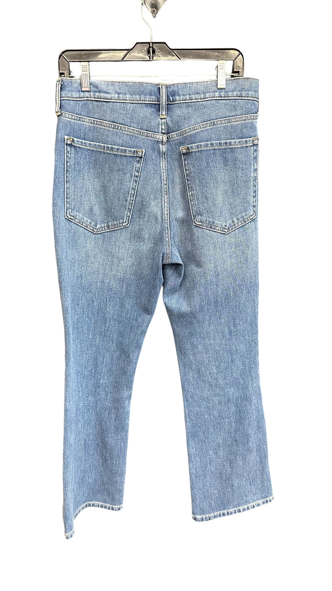 Jeans Cropped By Banana Republic In Blue Denim, Size: 6