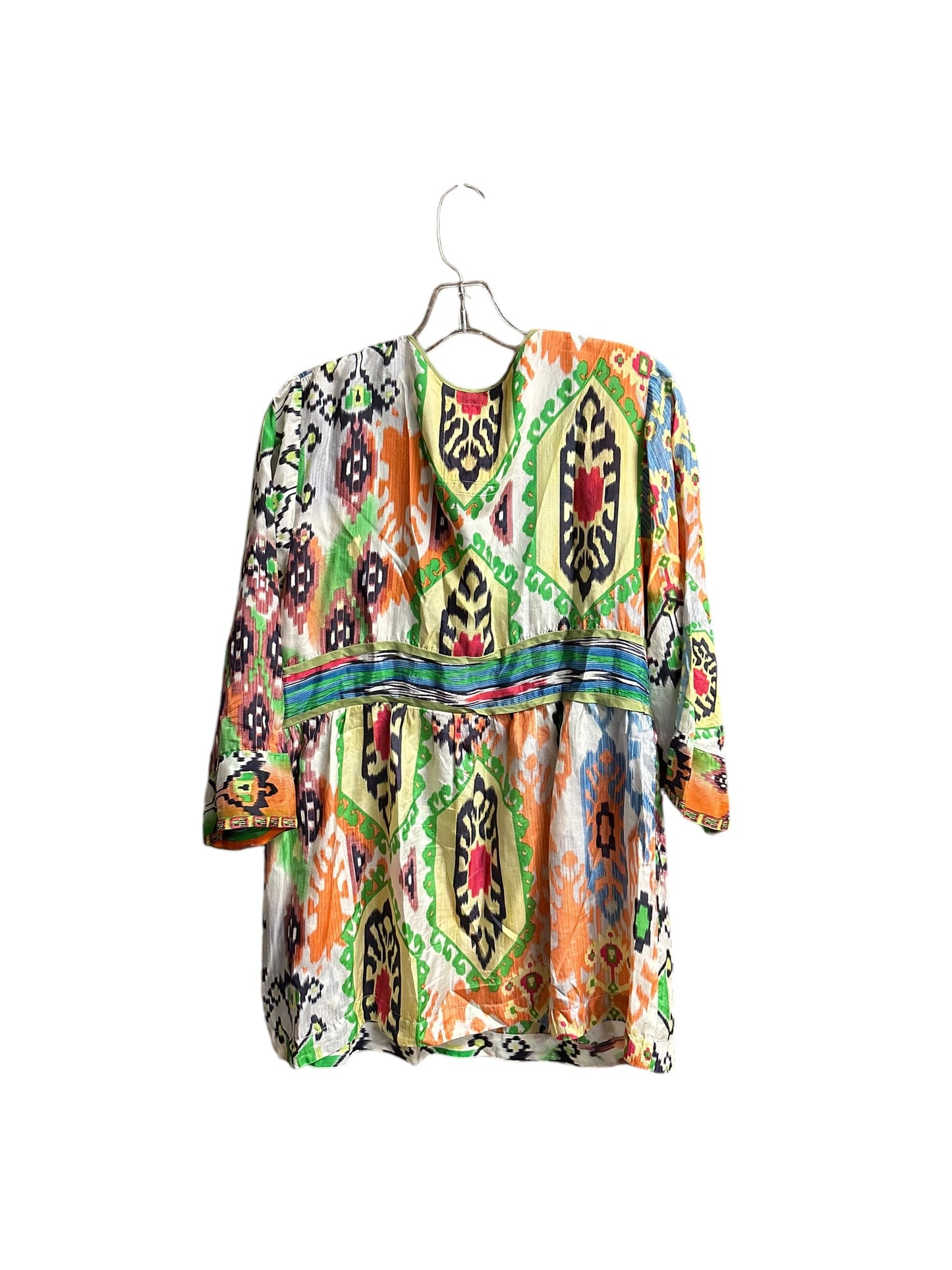 Top Long Sleeve By Johnny Was In Multi-colored, Size: M