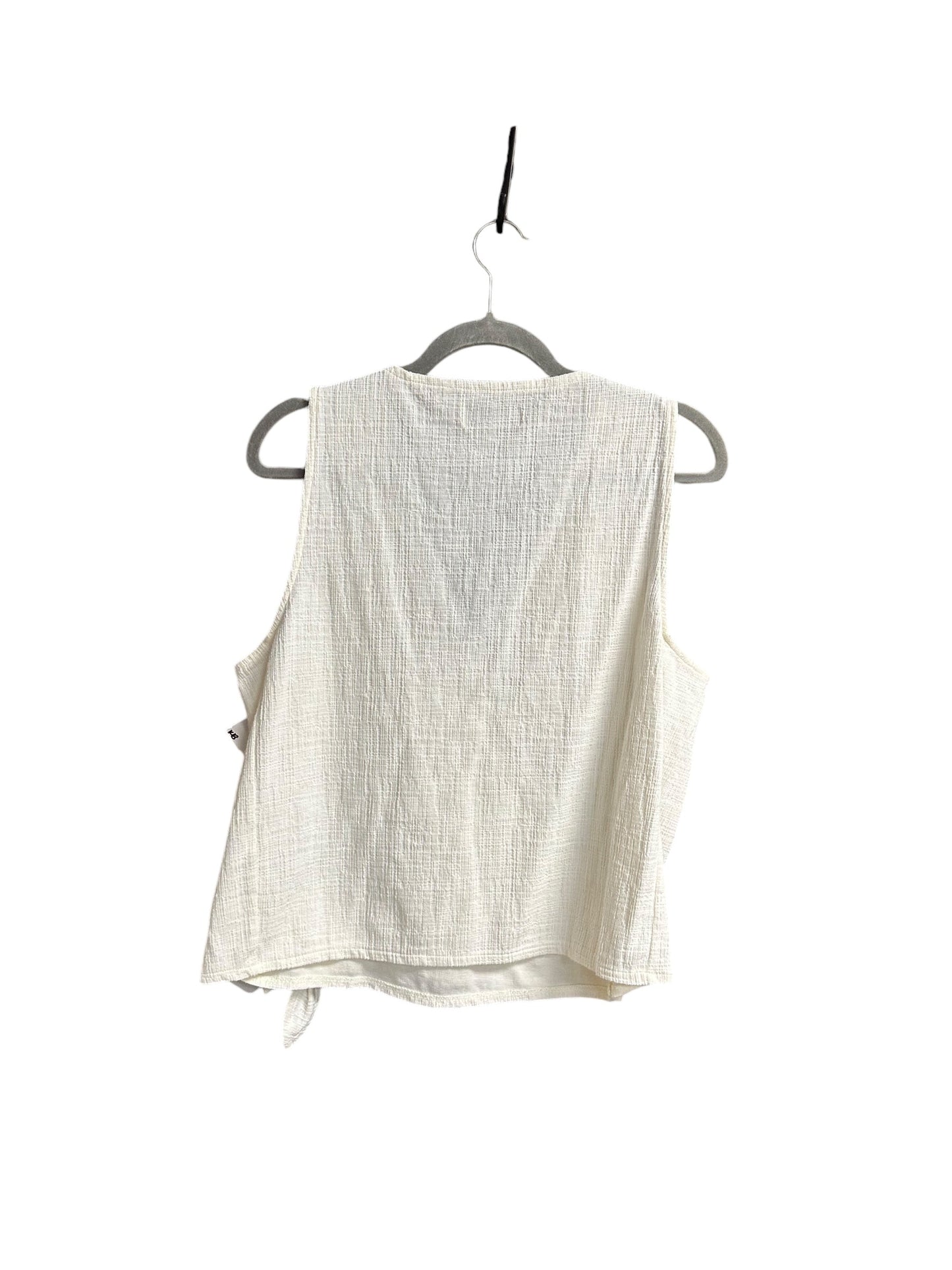 Top Sleeveless By Madewell In Cream, Size: Xl