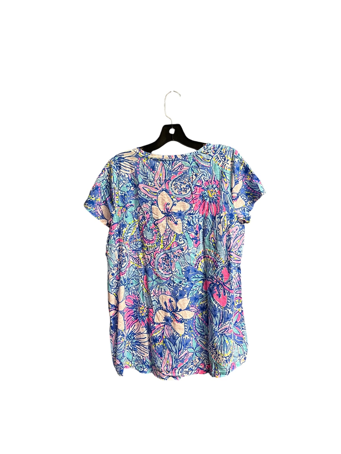 Top Short Sleeve Basic By Lilly Pulitzer In Multi-colored, Size: L