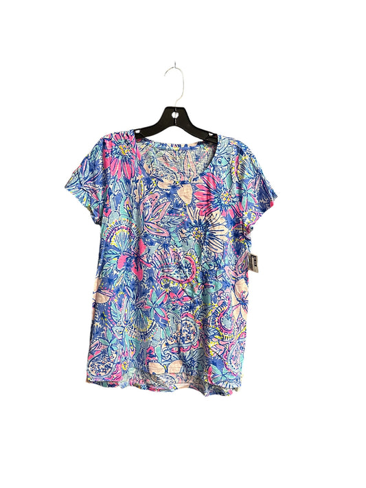 Top Short Sleeve Basic By Lilly Pulitzer In Multi-colored, Size: L