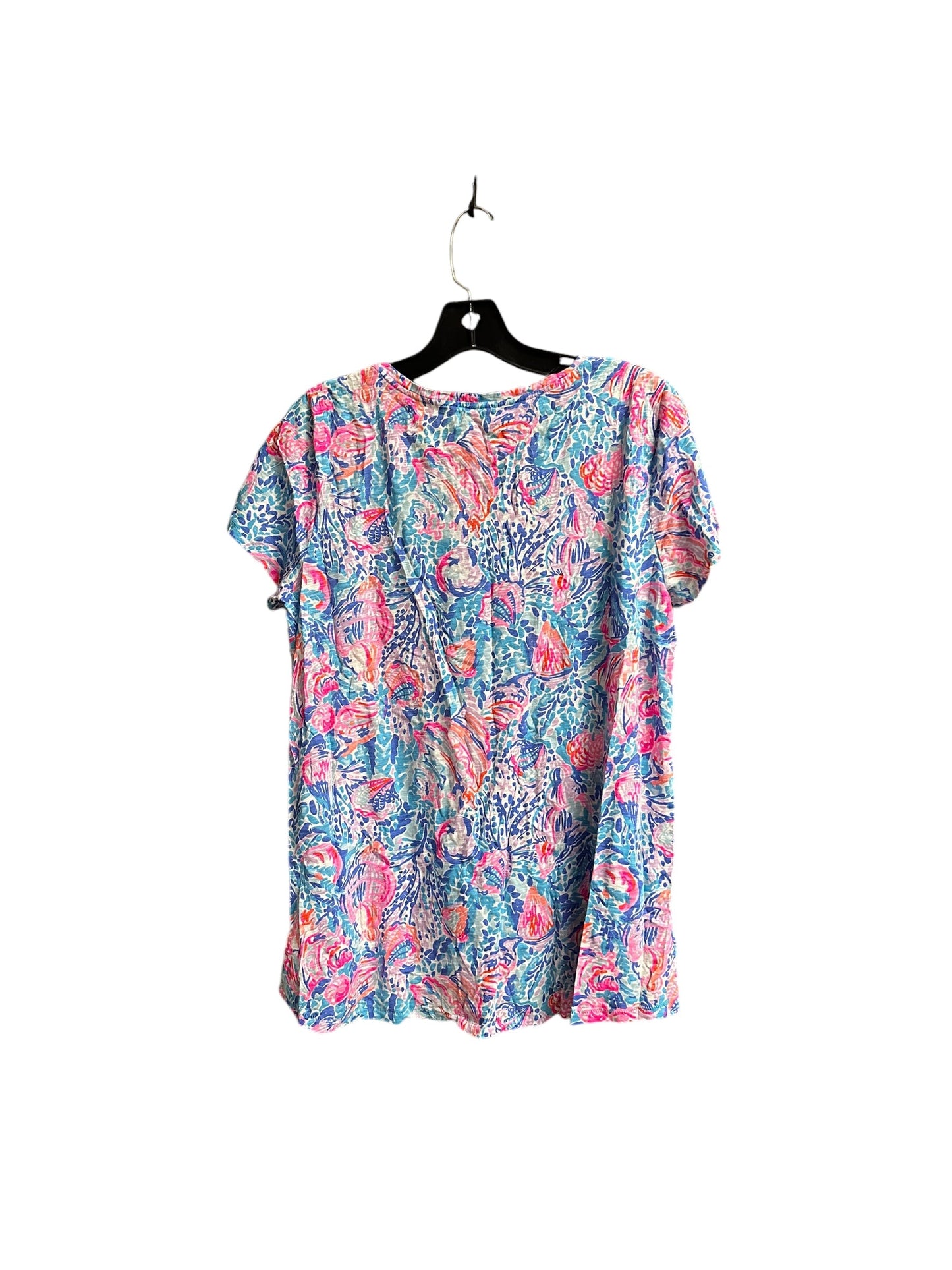 Top Short Sleeve Basic By Lilly Pulitzer In Multi-colored, Size: L