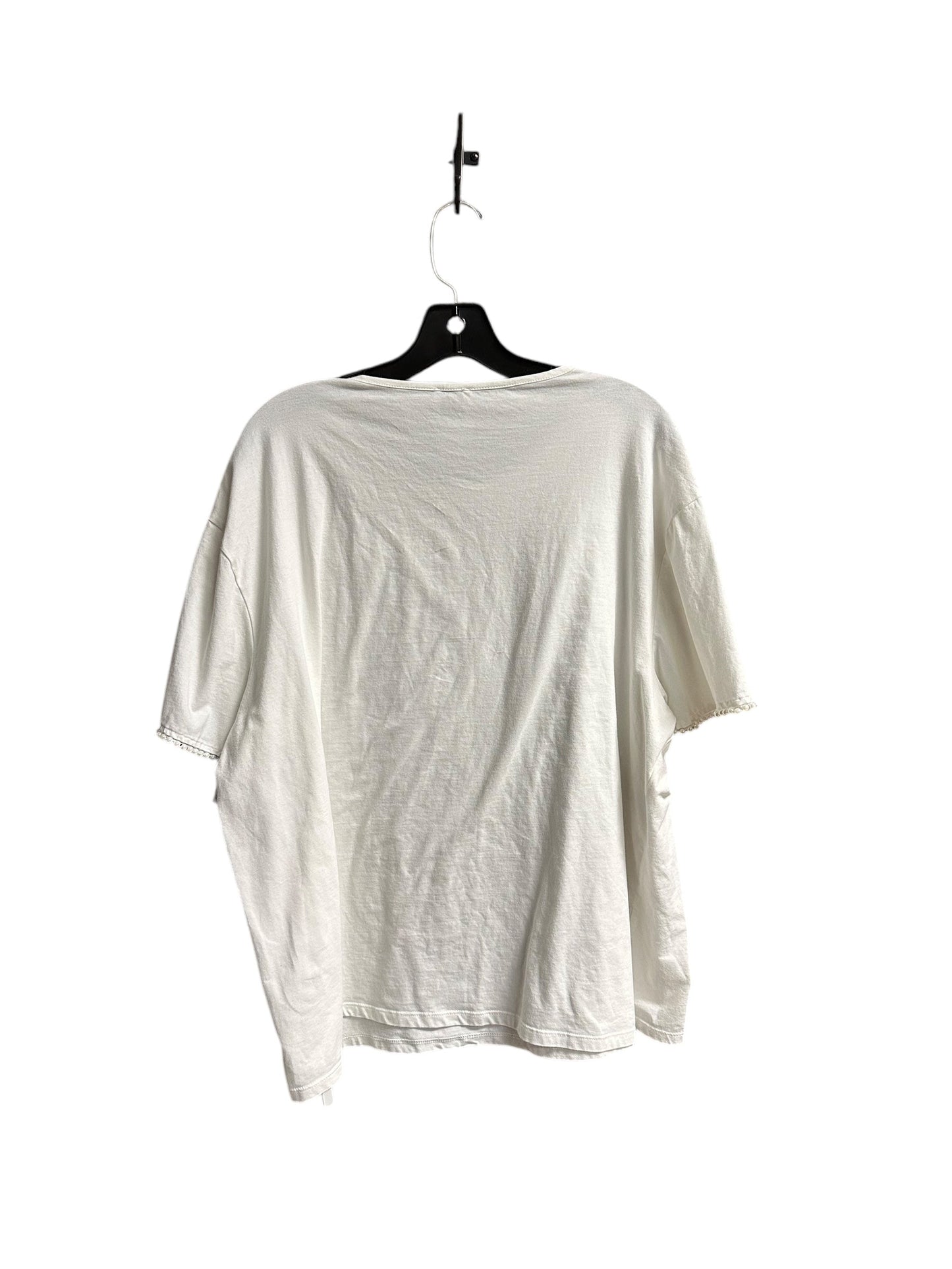 Top Short Sleeve By Joie In White, Size: Xl