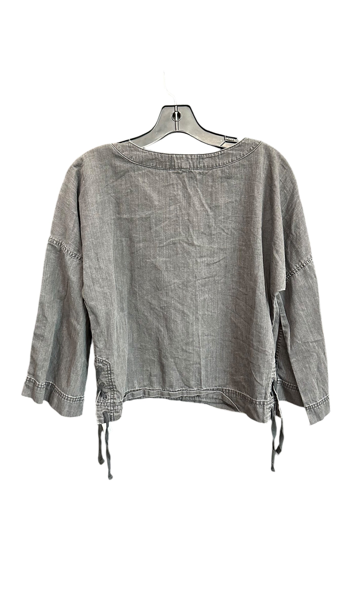 Top Long Sleeve By Madewell In Black, Size: Xs