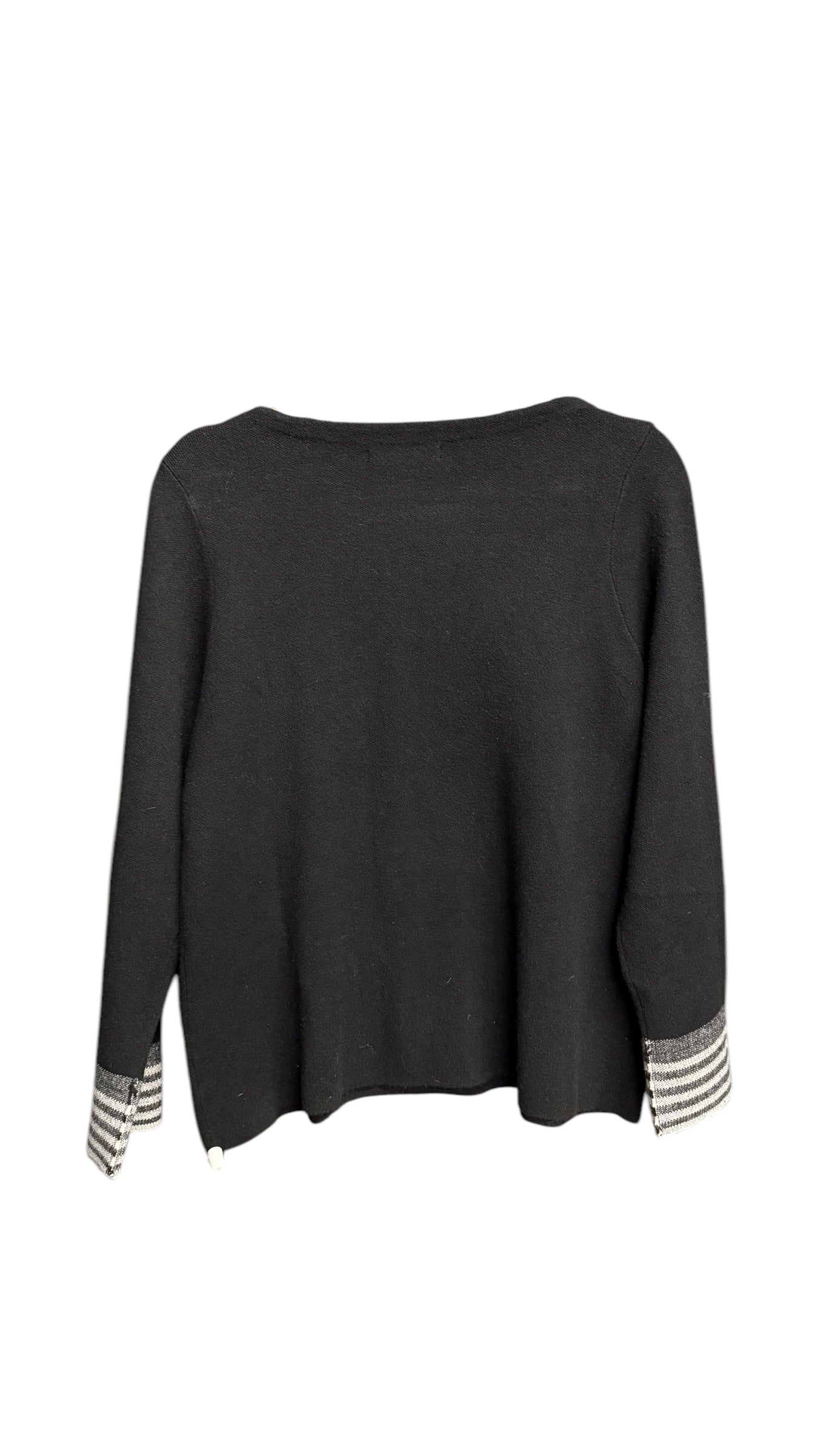 Top Long Sleeve By Tahari By Arthur Levine In Black, Size: M