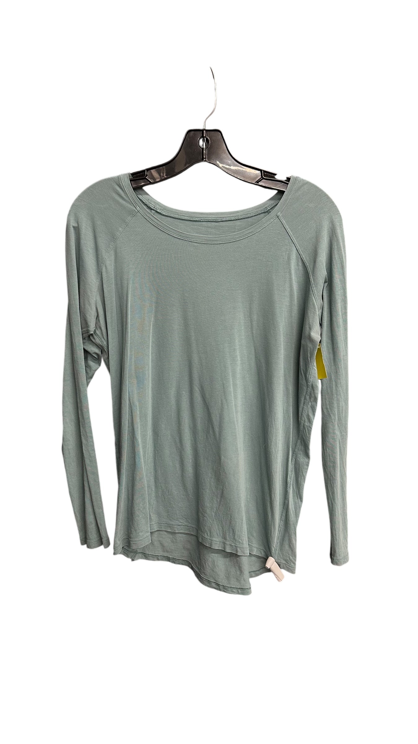 Athletic Top Long Sleeve Crewneck By Lululemon In Teal, Size: S