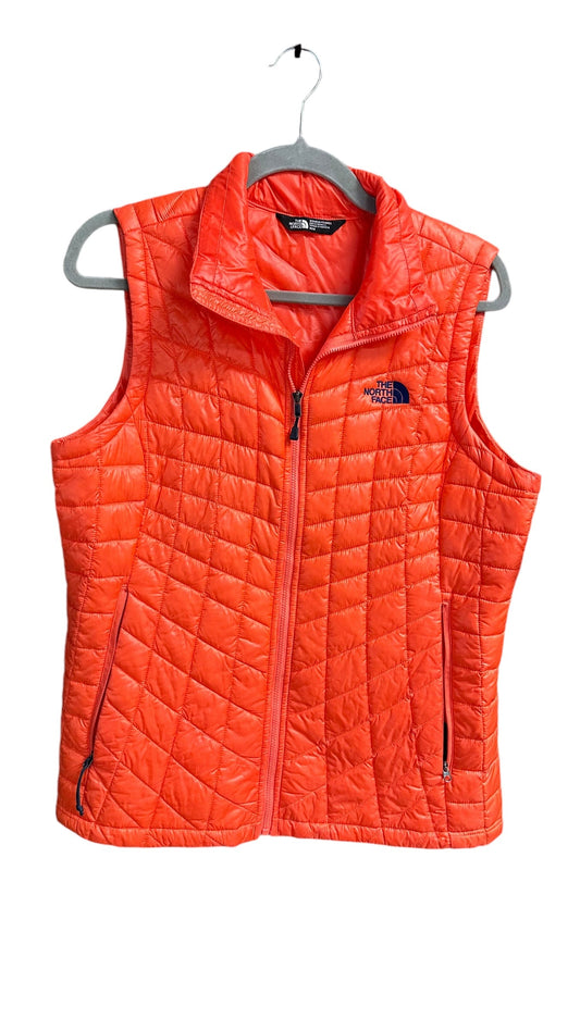 Vest Puffer & Quilted By The North Face In Orange, Size: M