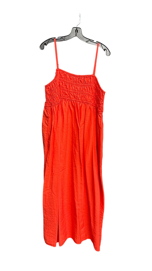 Dress Casual Maxi By A New Day In Coral, Size: Xl