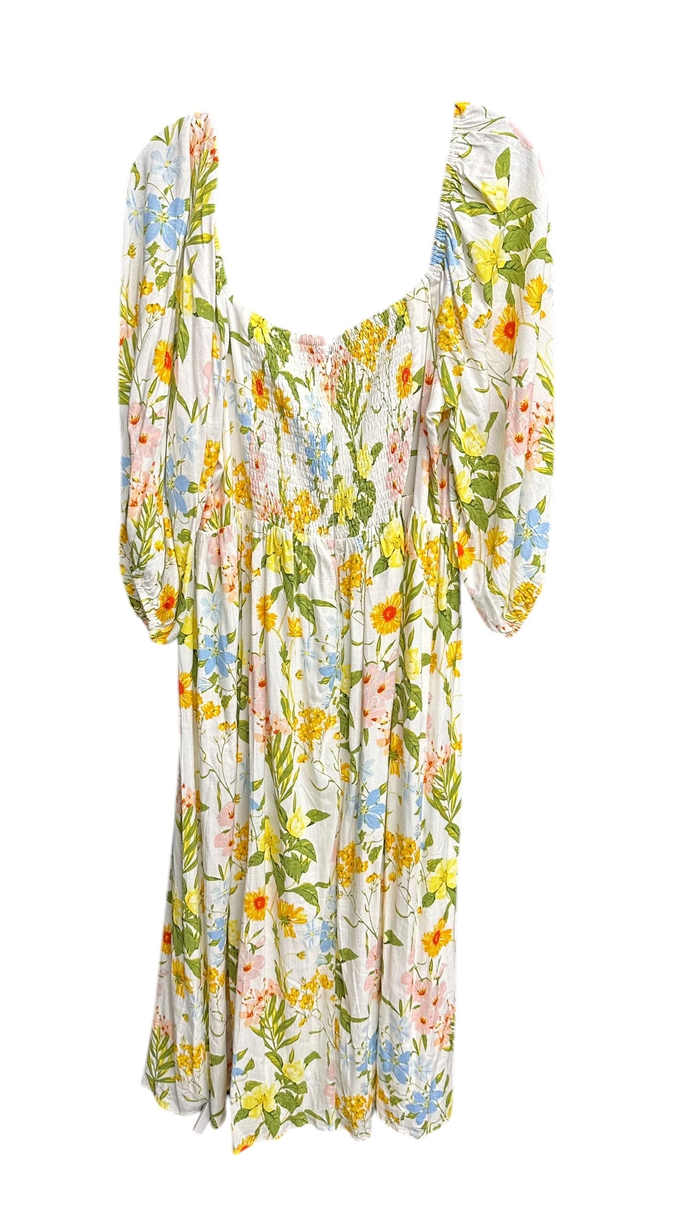 Dress Casual Maxi By Sugar Lips In Floral Print, Size: Xl