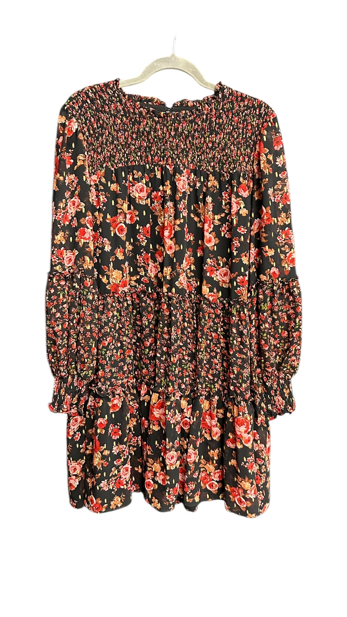 Dress Casual Short By Cece In Floral Print, Size: Xl