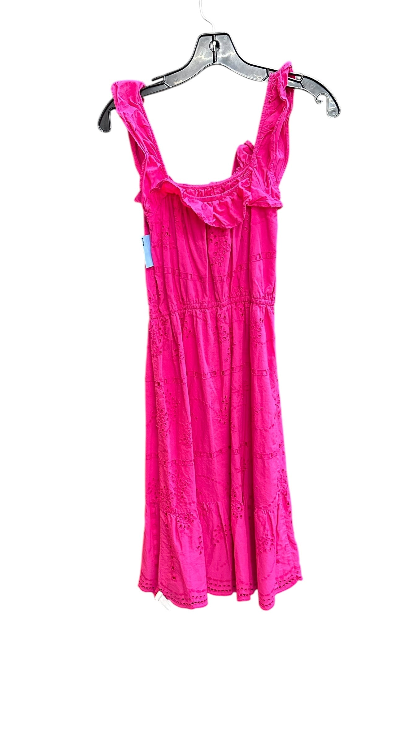 Dress Casual Midi By Loft In Pink, Size: Xsp