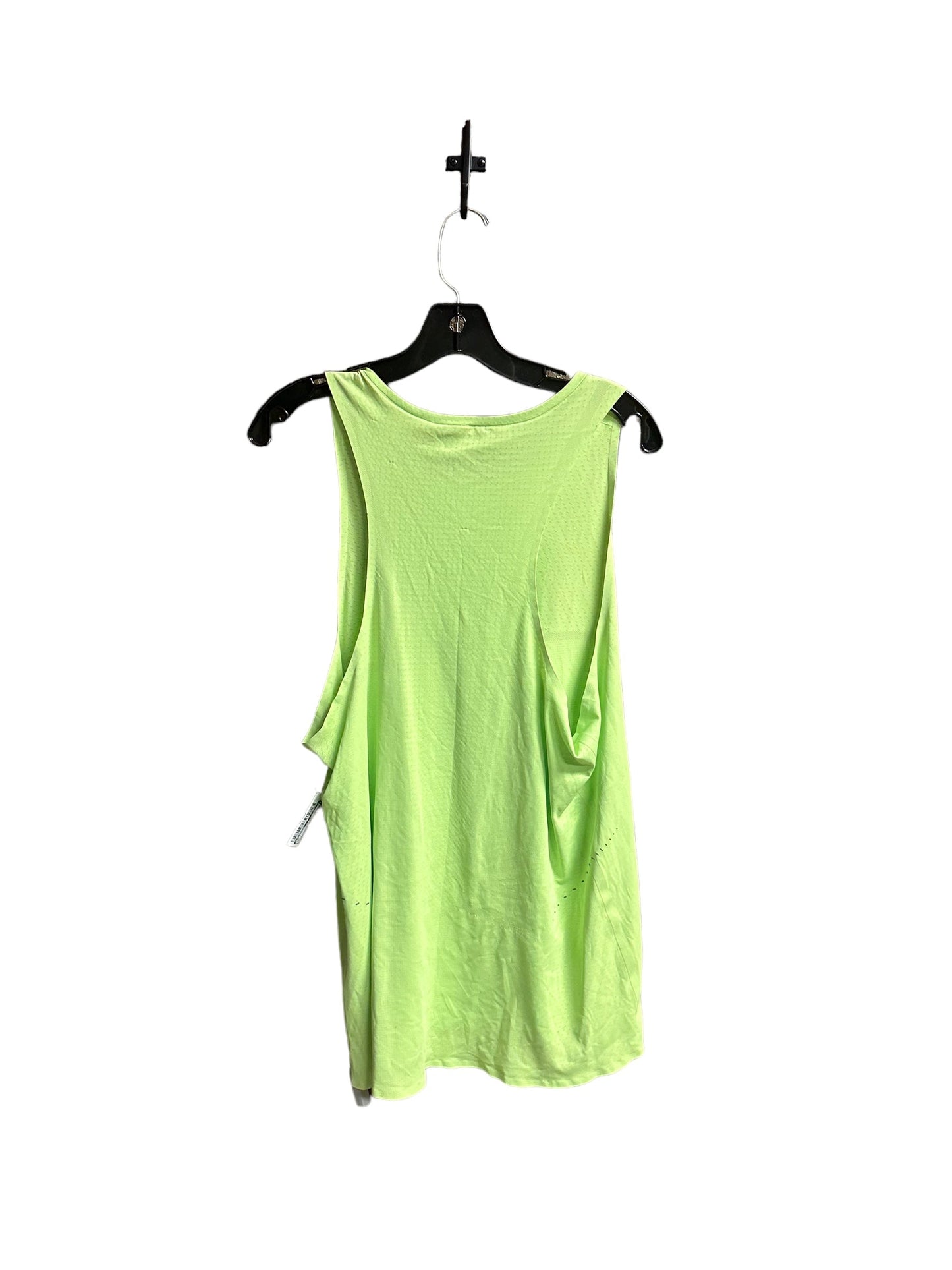 Athletic Tank Top By Lululemon In Green, Size: Xl