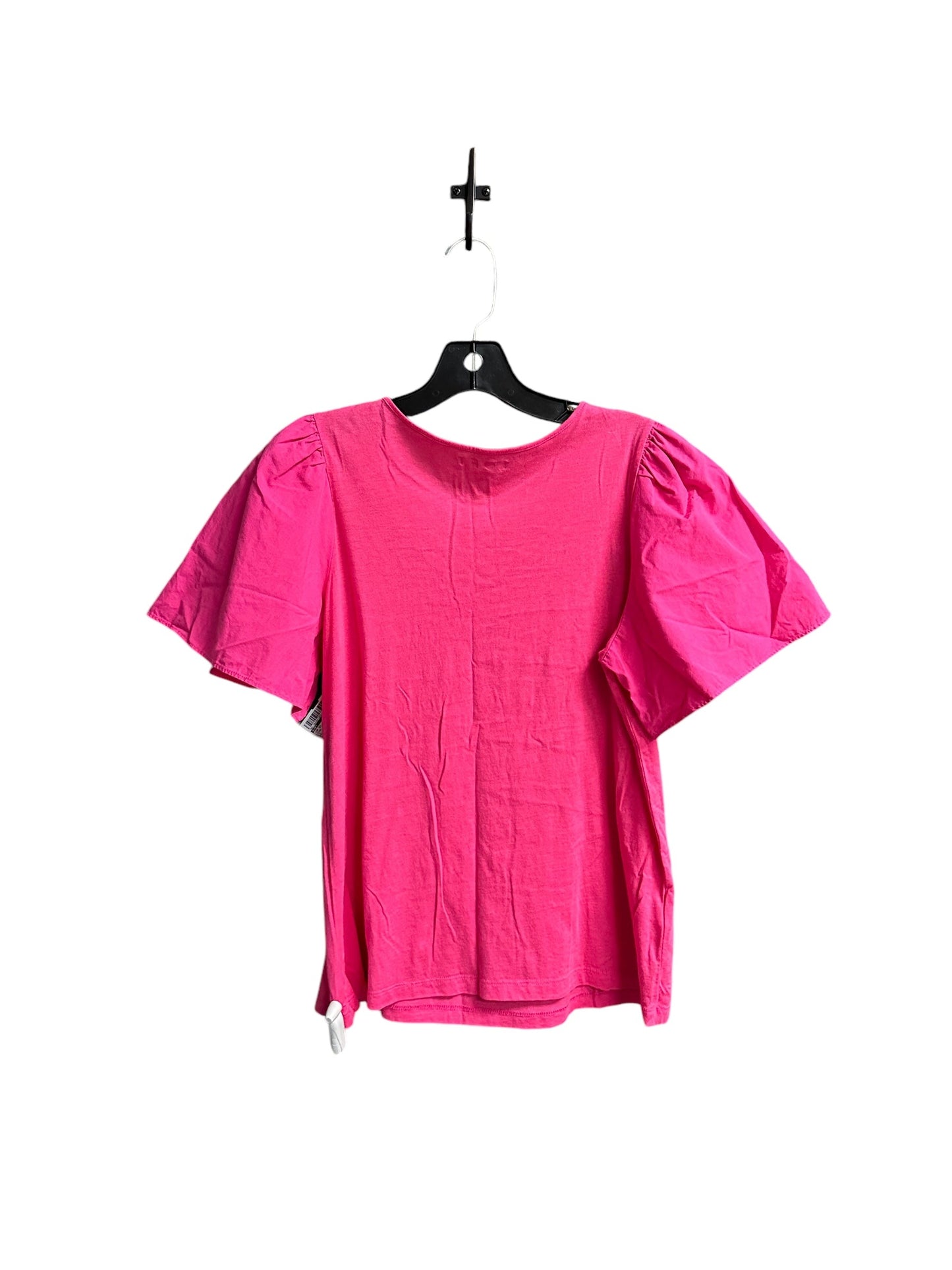 Top Short Sleeve By Loft In Pink, Size: S