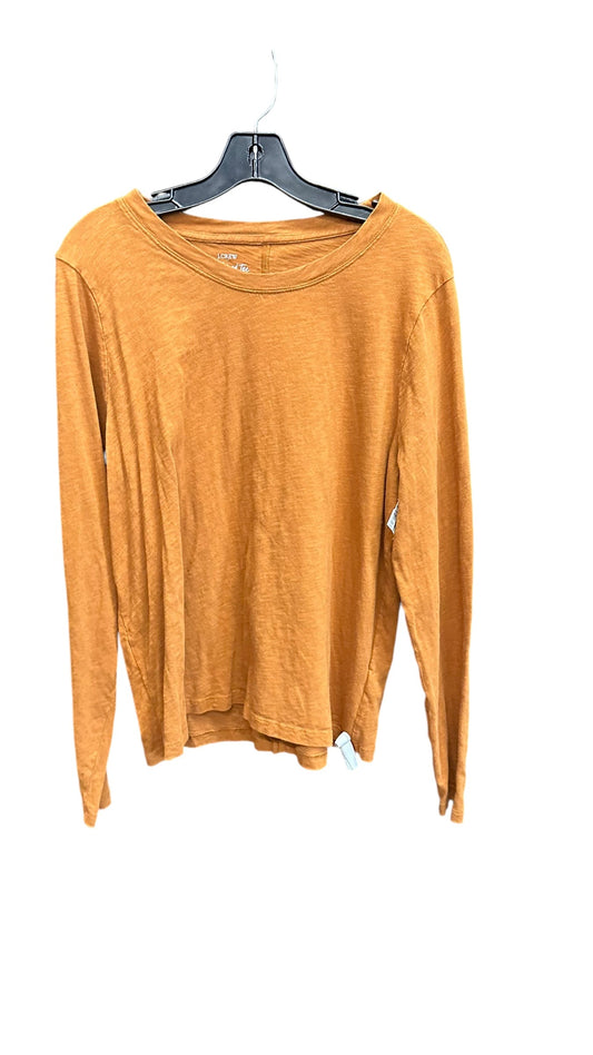 Top Long Sleeve By J. Crew In Orange, Size: Xl