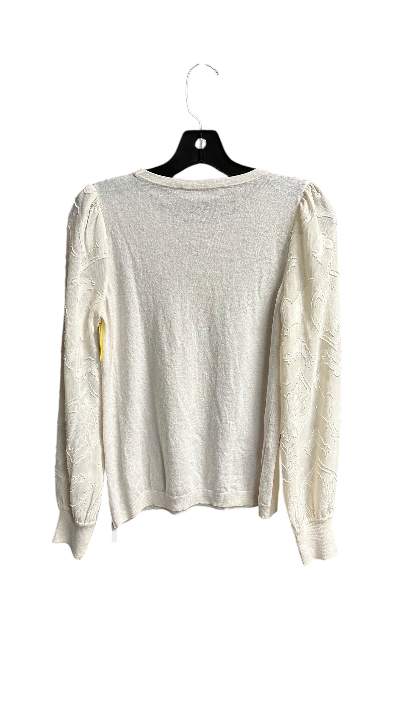 Top Long Sleeve By Loft In Cream, Size: S