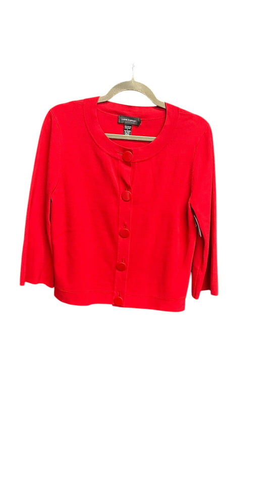 Cardigan By Cable And Gauge In Red, Size: L