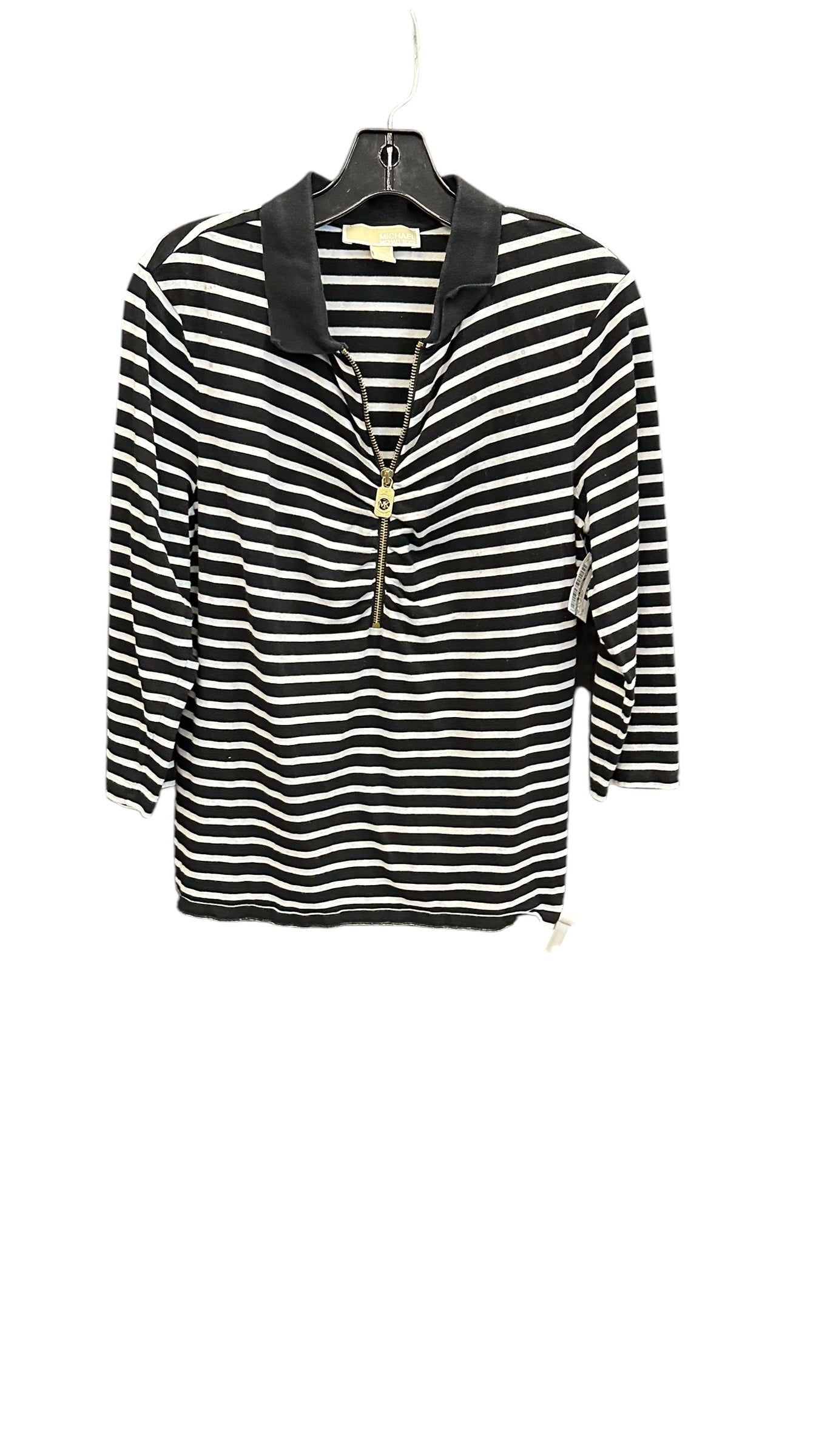 Top 3/4 Sleeve By Michael By Michael Kors In Striped Pattern, Size: Xl