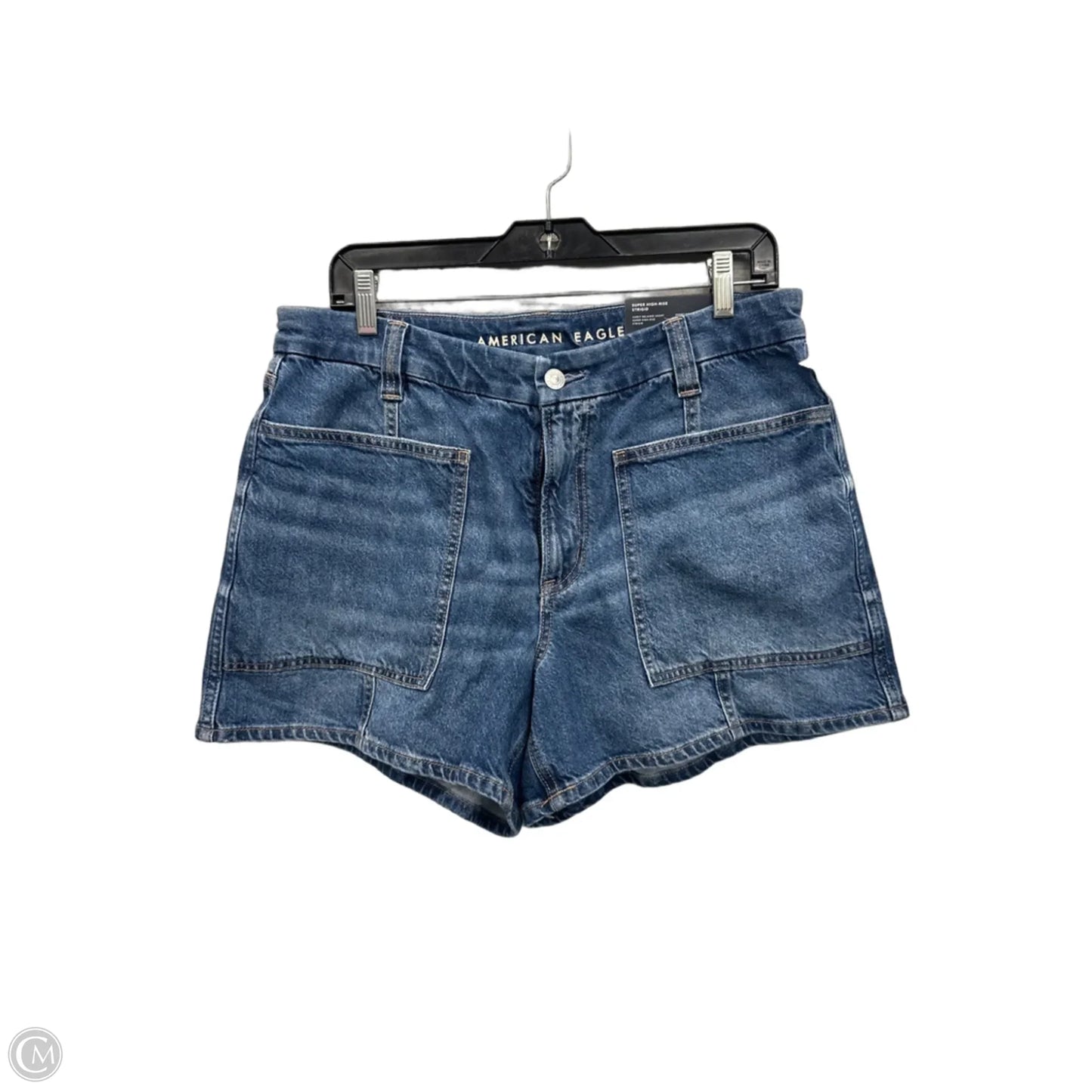 Shorts By American Eagle In Blue Denim, Size: 14