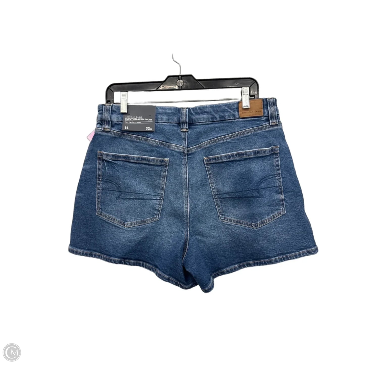 Shorts By American Eagle In Blue Denim, Size: 14