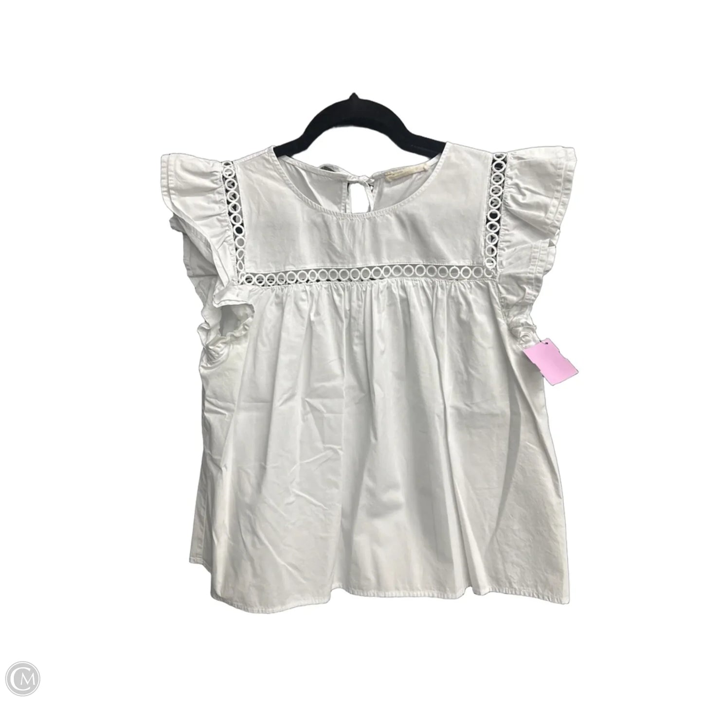 Blouse Sleeveless By Clothes Mentor In White, Size: M