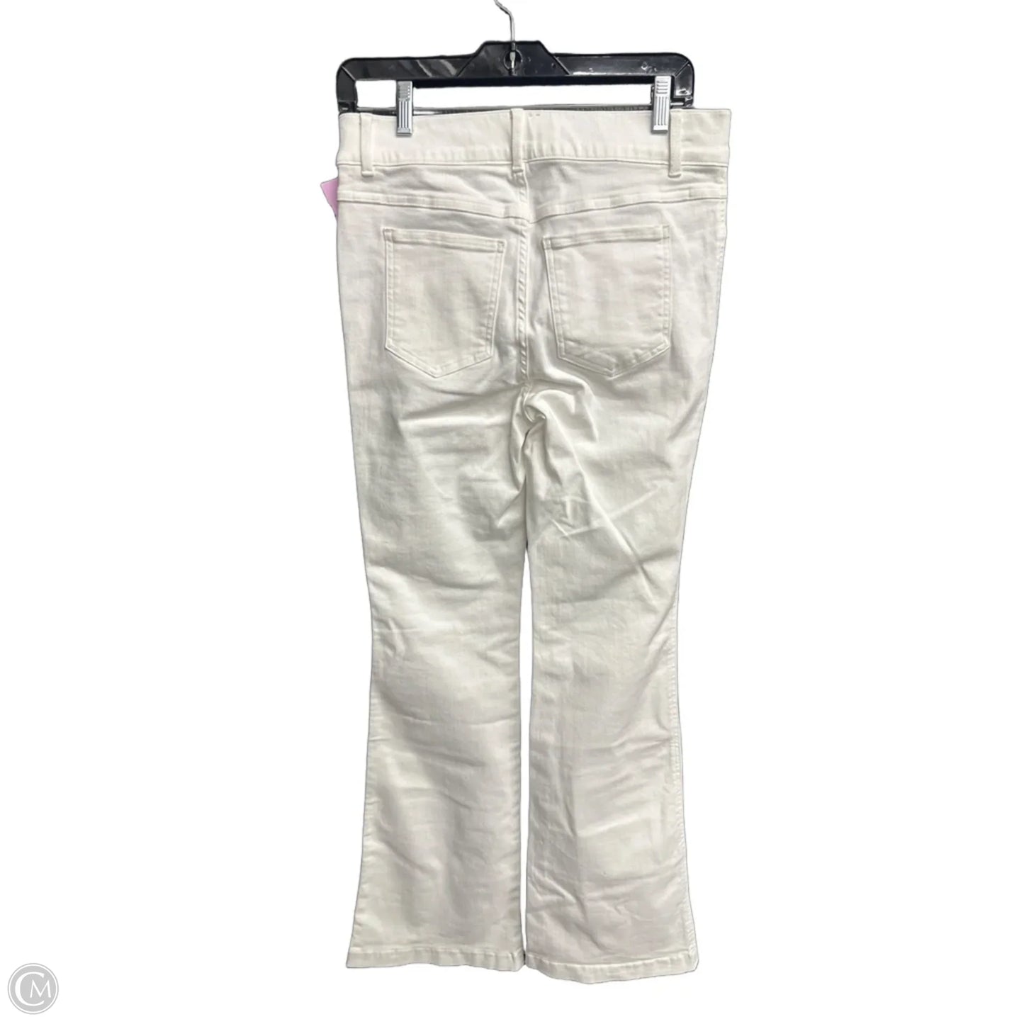 Jeans Flared By Spanx In White, Size: M