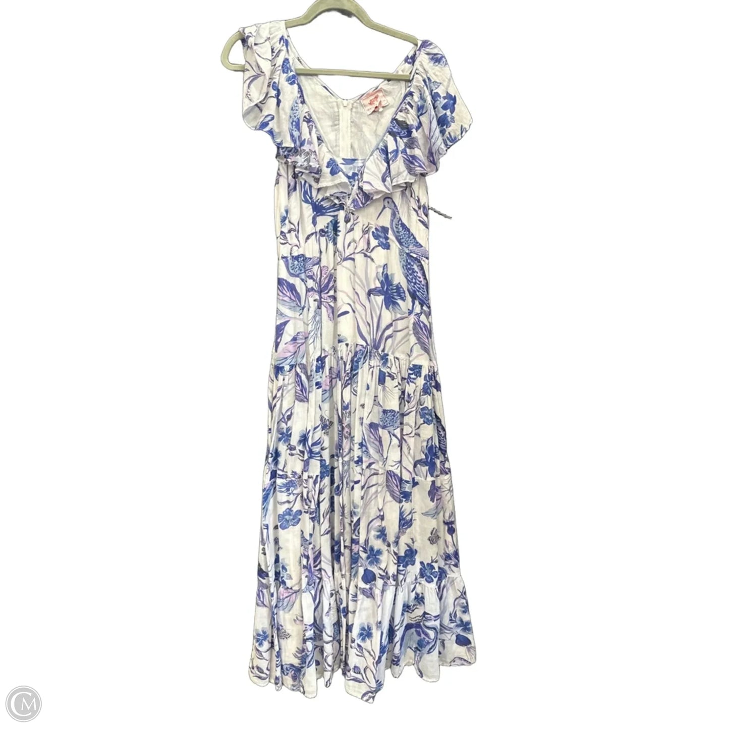 Dress Casual Maxi By Banjanan In Floral Print, Size: L