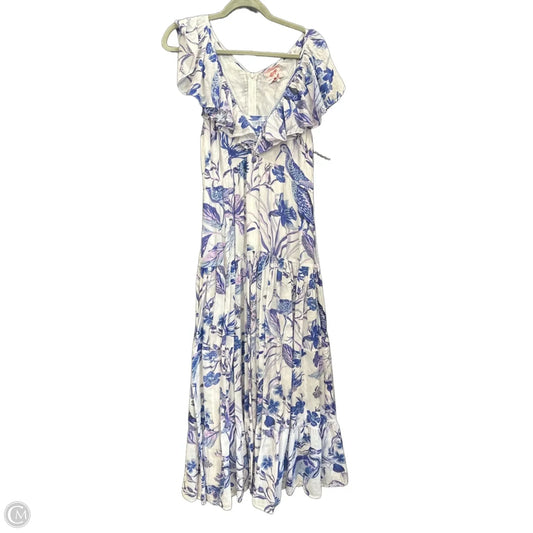 Dress Casual Maxi By Banjanan In Floral Print, Size: L