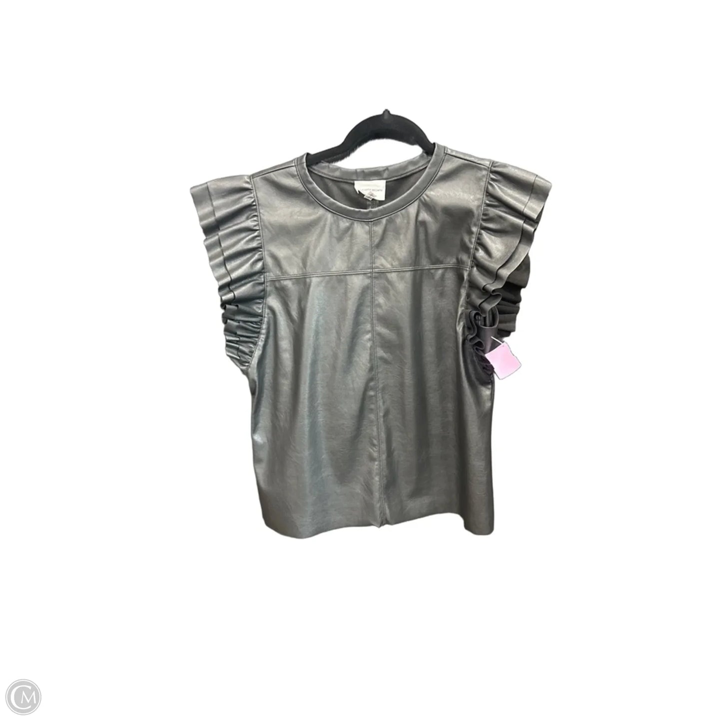 Top Sleeveless By Clothes Mentor In Black, Size: L