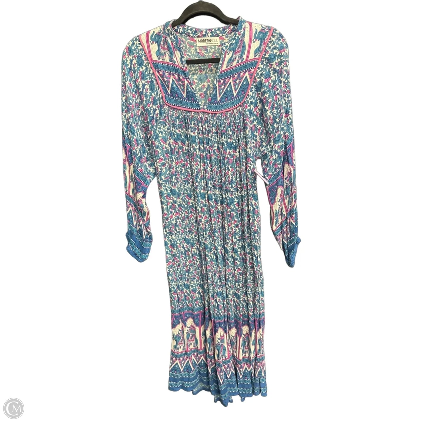 Dress Casual Maxi By Clothes Mentor In Floral Print, Size: M