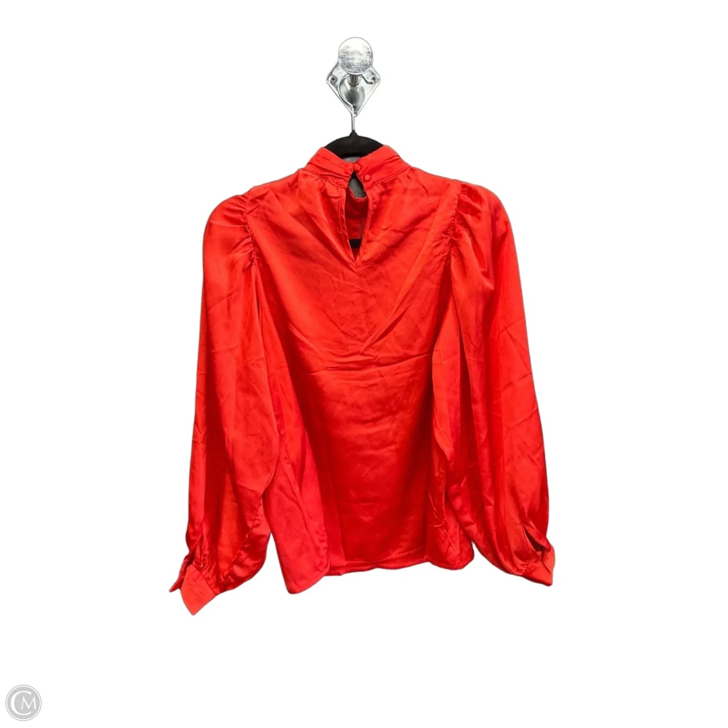 Blouse Long Sleeve By Vine & Love In Red, Size: S