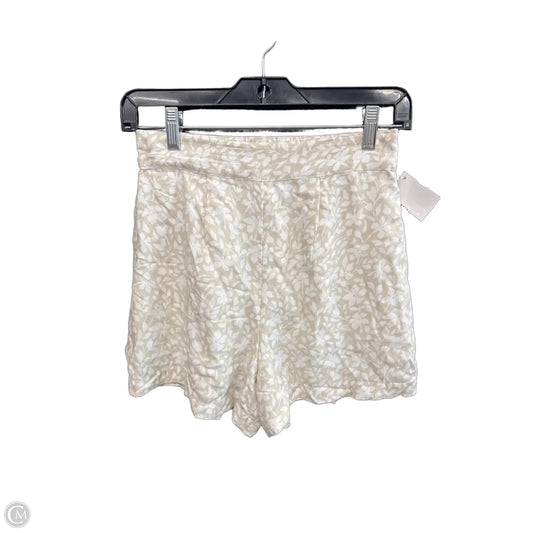 Shorts By Abercrombie And Fitch In Cream & White, Size: Xs