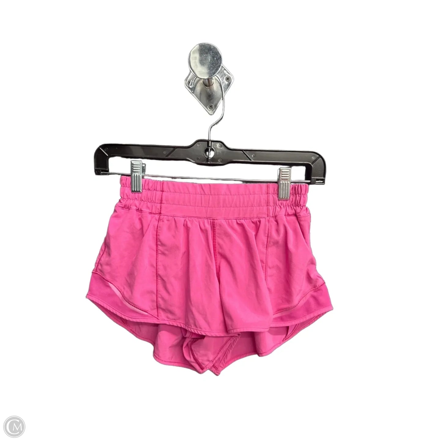 Athletic Shorts By Lululemon In Pink, Size: 4