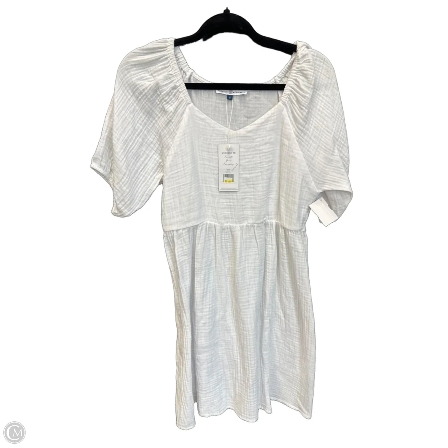 Dress Casual Midi By Michelle Mcdowell In White, Size: S