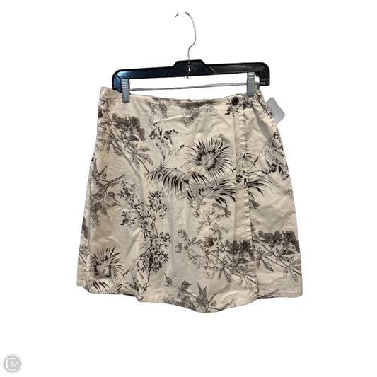 Skort By D&co. In Floral Print, Size: M