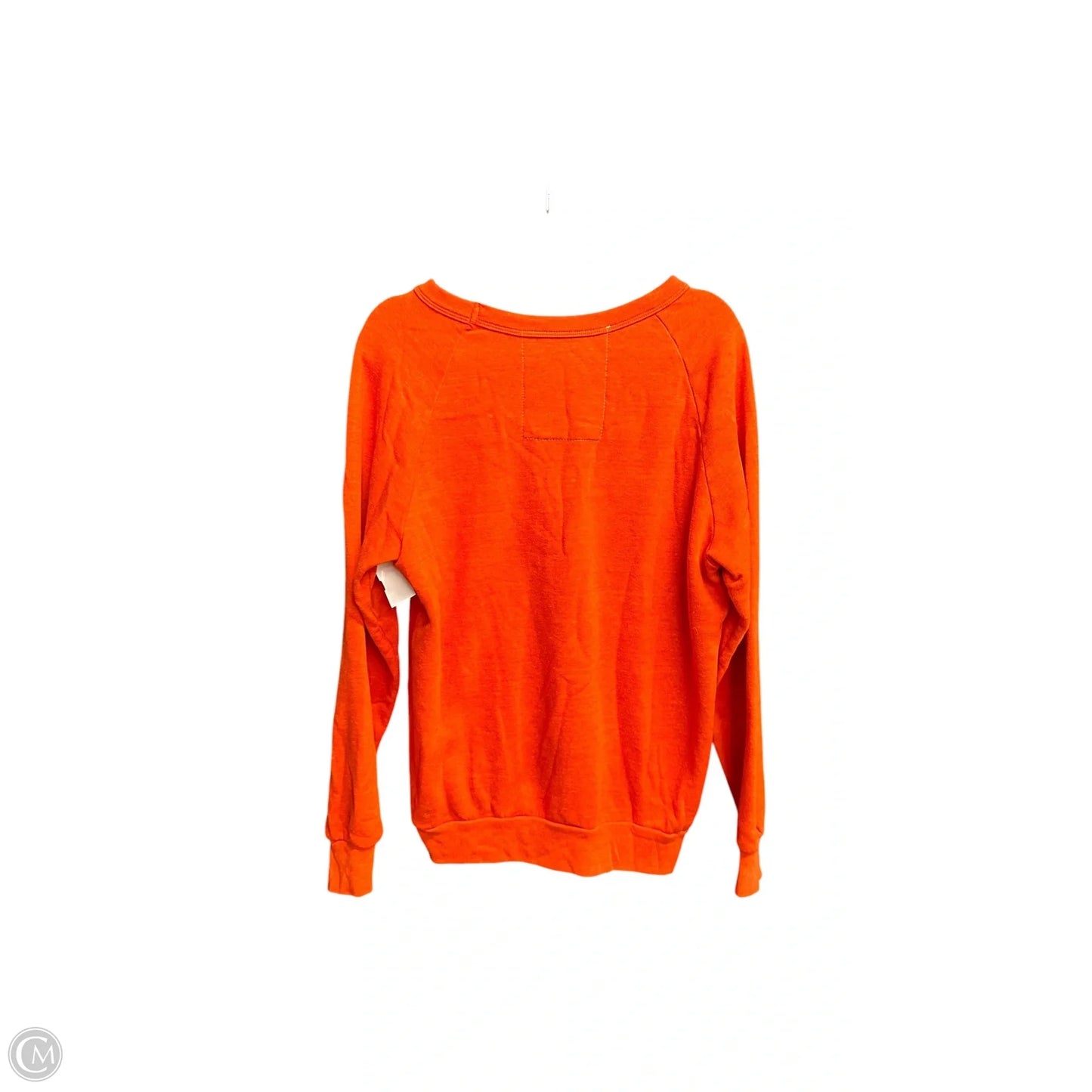 Sweatshirt Crewneck By Clothes Mentor In Orange, Size: M