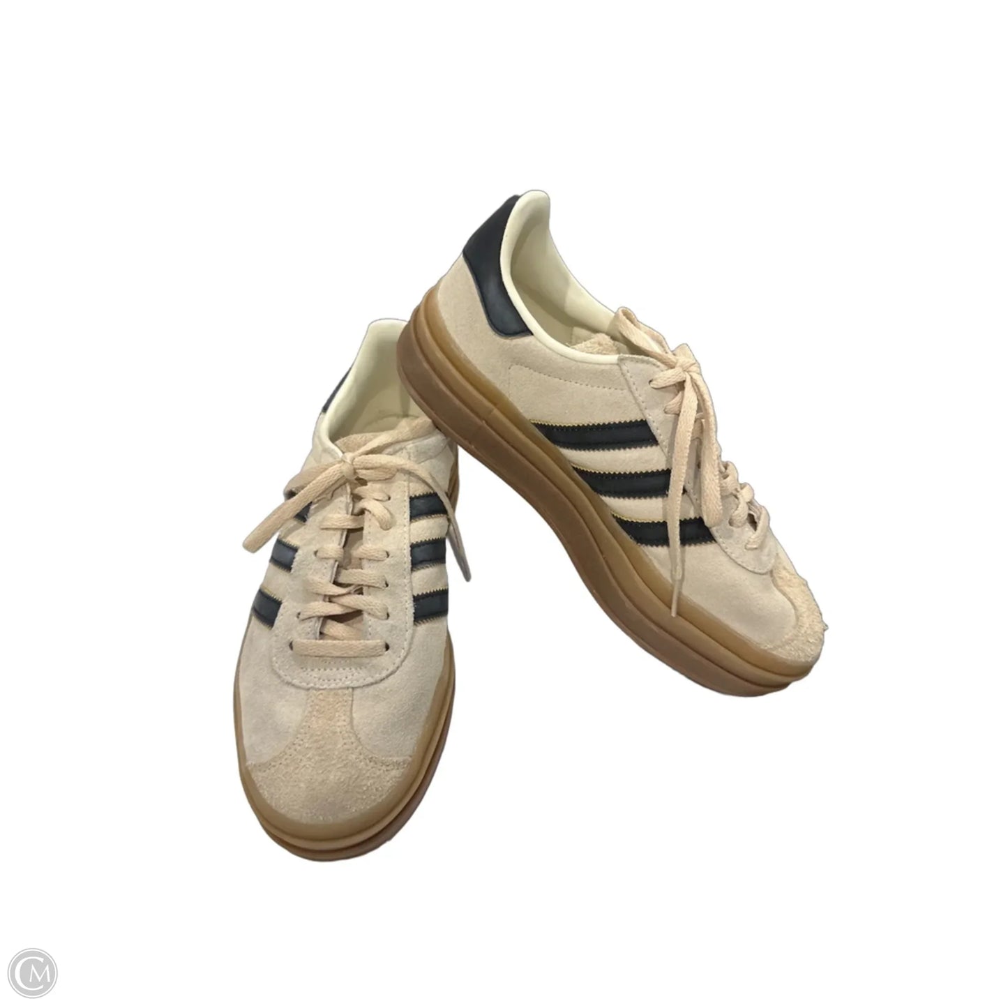 Shoes Sneakers Platform By Adidas In Blue & Cream, Size: 8.5