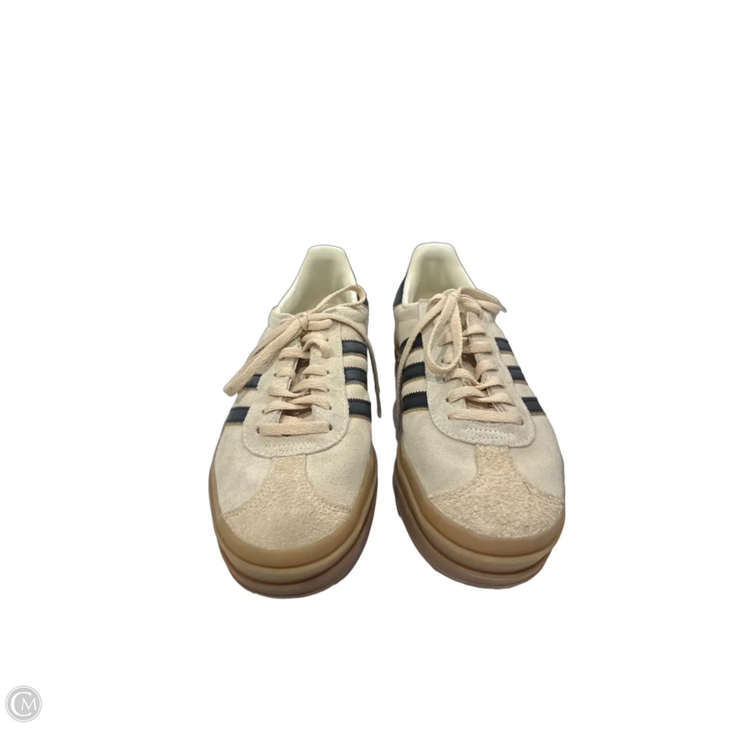 Shoes Sneakers Platform By Adidas In Blue & Cream, Size: 8.5