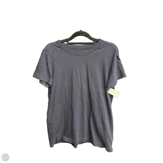 Top Short Sleeve By Loft In Navy, Size: Xs