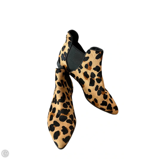 Boots Ankle Flats By Cole-haan In Animal Print, Size: 7.5