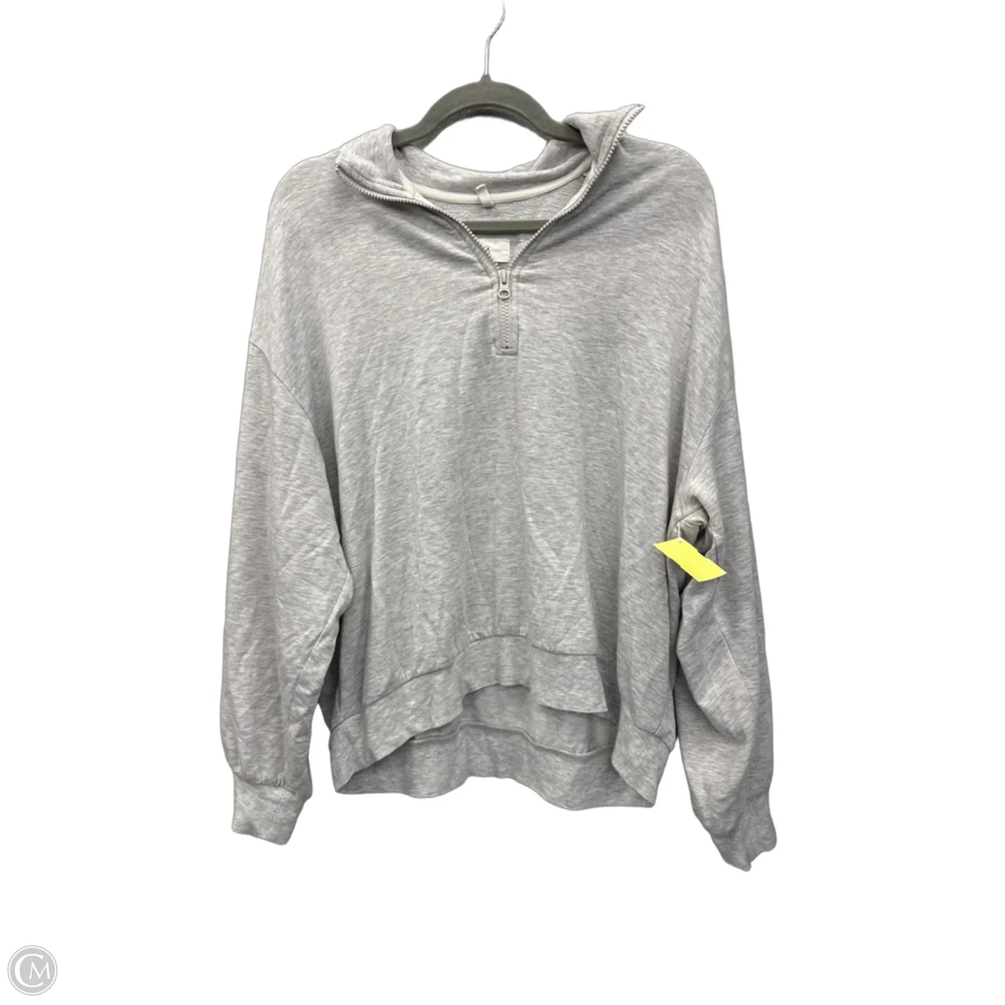 Sweatshirt Collar By Lou And Grey In Grey, Size: M