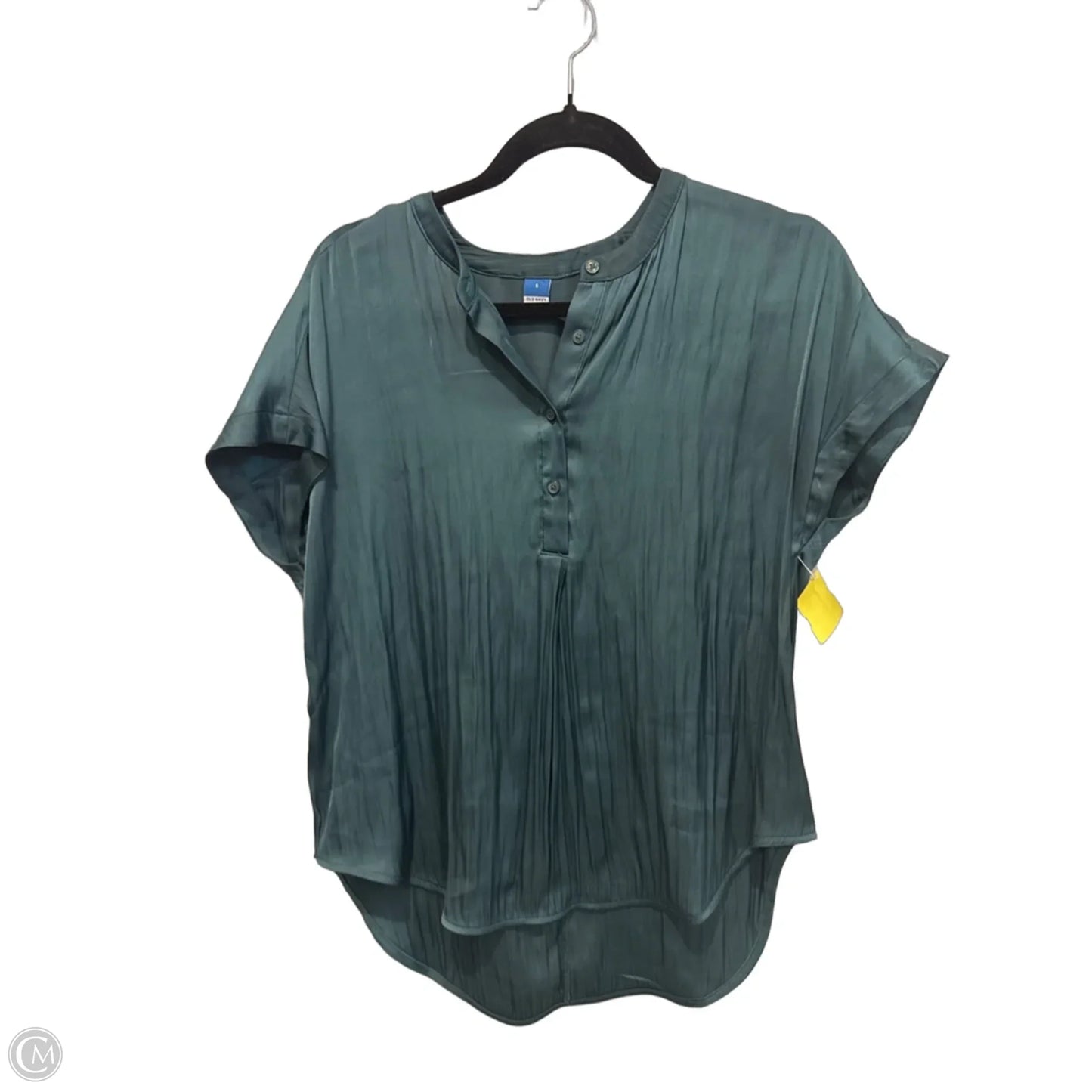 Top Short Sleeve By Old Navy In Green, Size: S